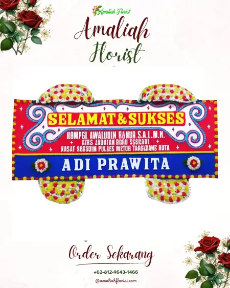 Papan Bunga Ucapan Selamat Sumberoto